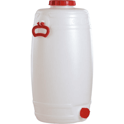 Graf Fass 50 l H 735 mm D 330 mm weiß