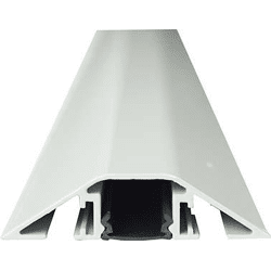 Winkelstück Alu 250x250 mm Grau