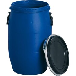 Graf Weithalsfass 60 Liter 640 mm hoch blau