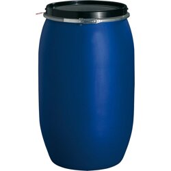 Graf Weithalsfass 220 Liter 980 mm hoch blau