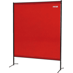 Sinotec Schweißer-Schutzwand TransEco Kompakt, rotorange