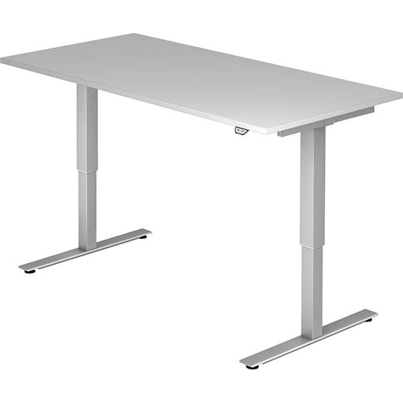 Schreibtisch Grau von 735 - 1190 mm