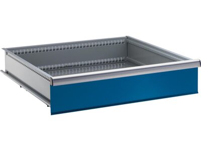 Schublade für Schrank-Modul 36x36 E, 200kg Tragkraft, enzianblau