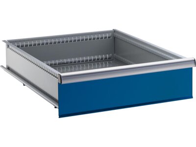 Schublade für Schrank-Modul 27x36 E, 75 kg Tragkraft, enzianblau