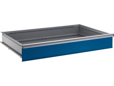 Schublade für Schrank-Modul 54x36 E, 200 kg Tragkraft, enzianblau