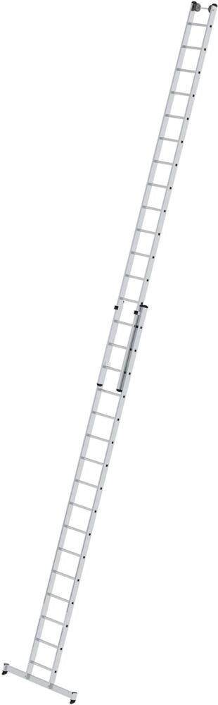 Sprossen-Schiebeleiter, 2-teilig, rutschfester Leiterschuh und nivello®-Traverse