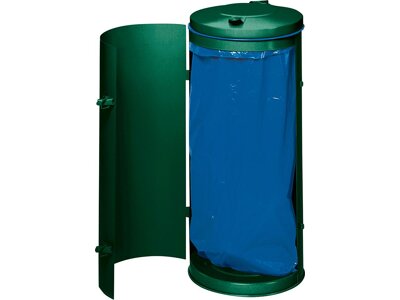 Abfallsammler RAL 6005 moosgrün für 120-Liter-Säcke