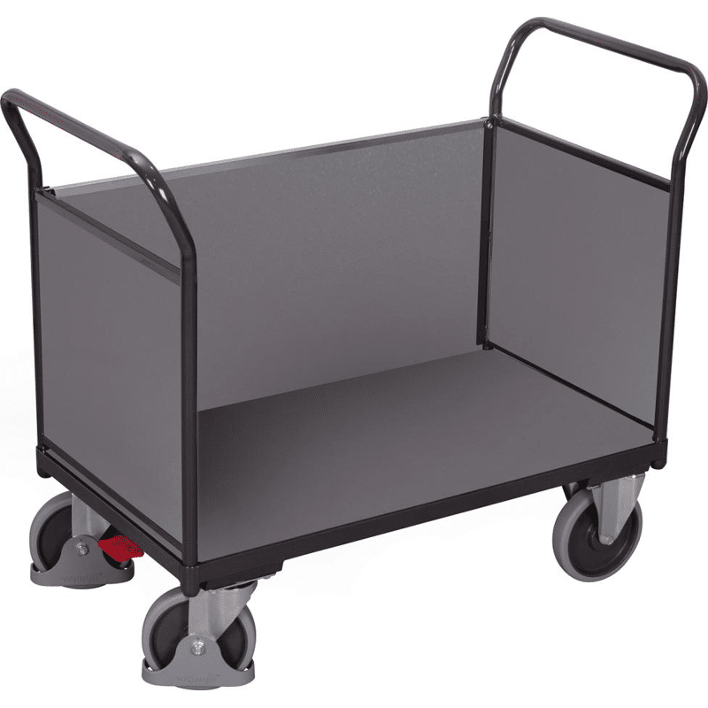 Doppel-Stirnwandwagen 500 kg 1200x800 RAL 7016