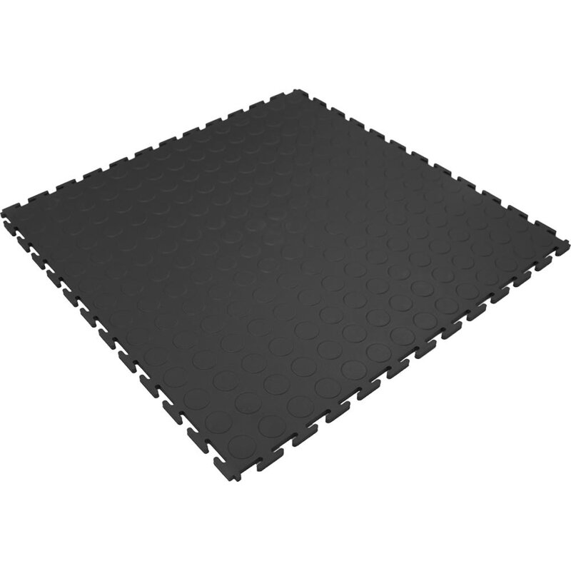 Bodenfliese modular 0.5m x 0.5m, schwarz