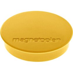 magnetoplan Magnet D30mm VE10 Haftkraft 700 g gelb