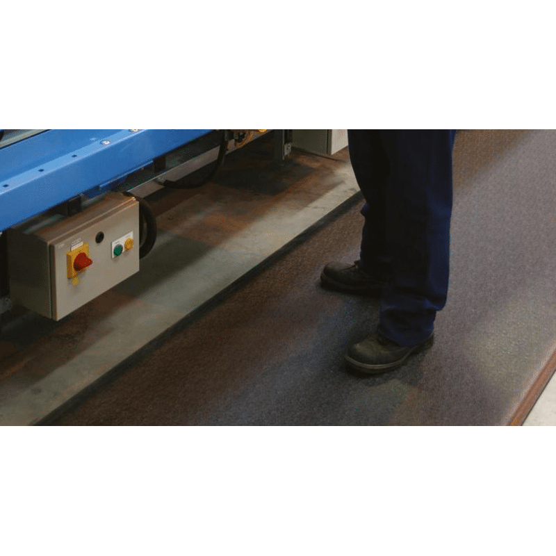 Arbeitsplatzbodenbelag Orthomat Premium, schwarz