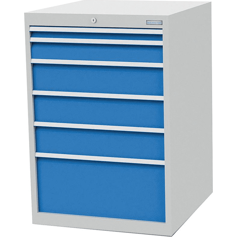 Schubladenschrank T736 705 mm, 6 Sbl. VA