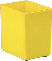 Einsatzkasten 1–4, aus hochschlagfestem Polystyrol, gelb