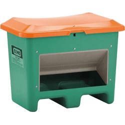 CEMO Streugut-Box, Behälter grün/Deckel orange