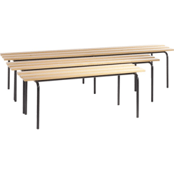 Garderobenbank, stapelbar