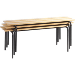 Garderobenbank, stapelbar