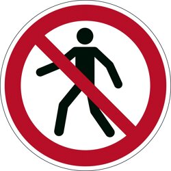 DURABLE Symbol Für Fußgänger verboten
