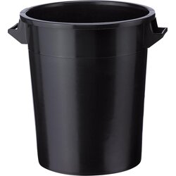 Alpha Paletten Kunststoff-Tonne schwarz Inhalt: 75 Liter