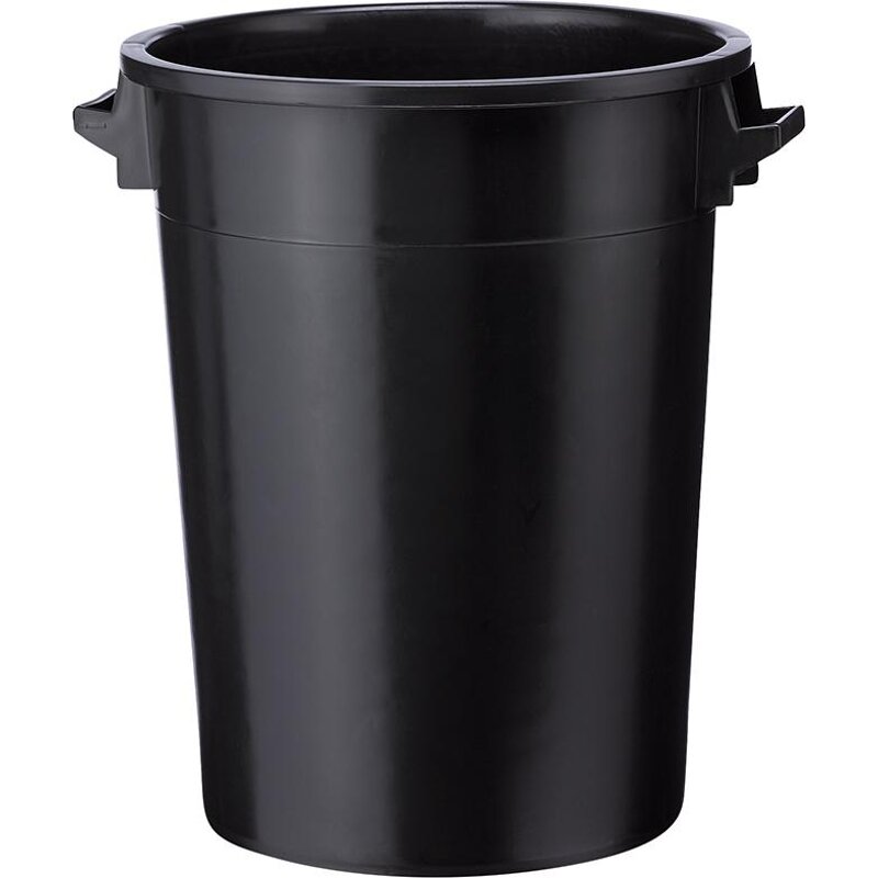 Kunststoff-Tonne schwarz Inhalt: 100 Liter