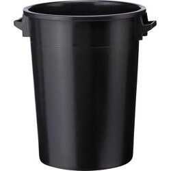Alpha Paletten Kunststoff-Tonne schwarz Inhalt: 100 Liter