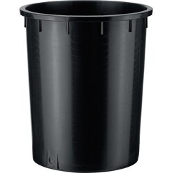 Alpha Paletten Kunststoff-Tonne schwarz Inhalt: 150 Liter