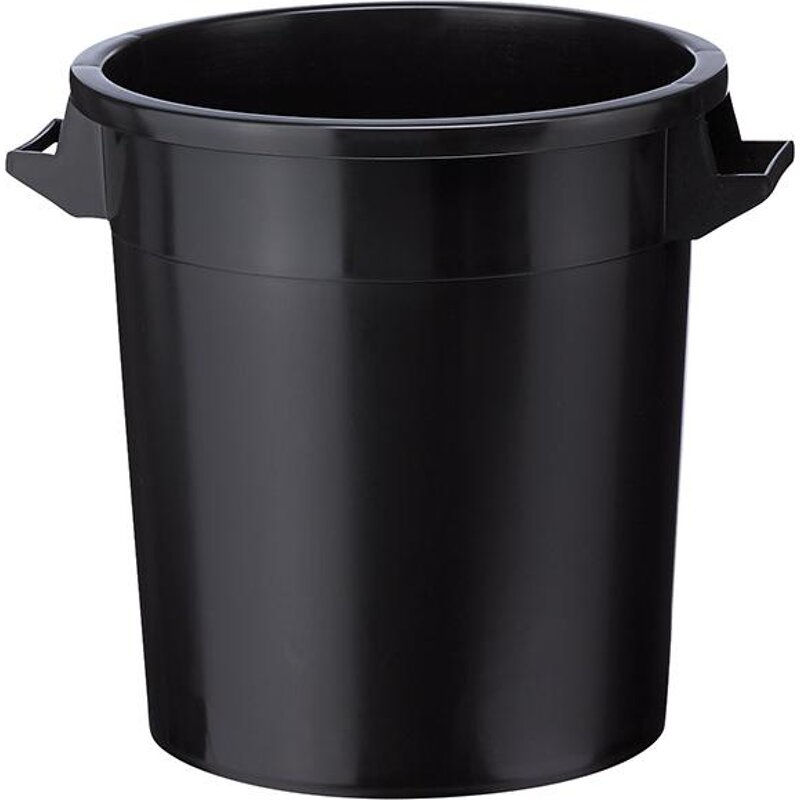 Kunststoff-Tonne schwarz Inhalt: 50 Liter