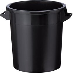 Alpha Paletten Kunststoff-Tonne schwarz Inhalt: 50 Liter