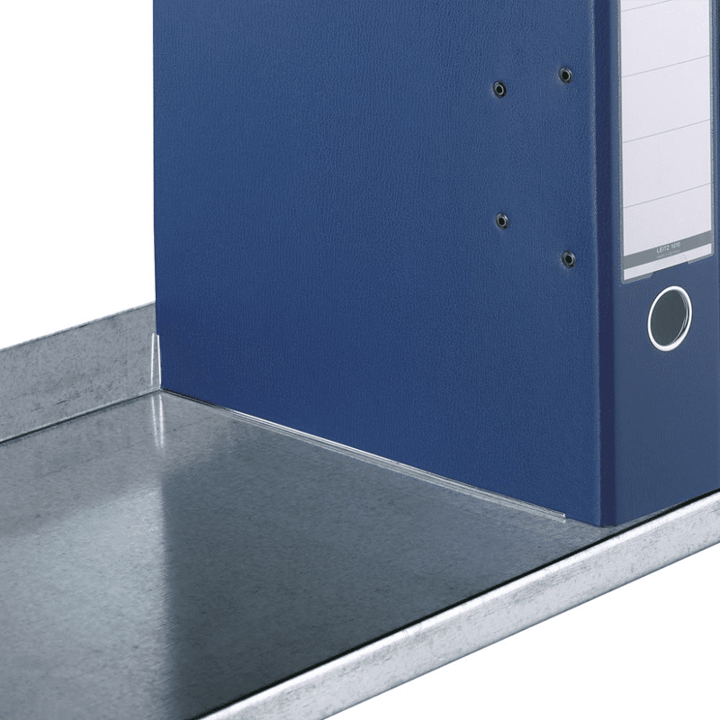 Büro-Anbausteckregal RAL 7035