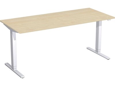 Schreibtisch Typ Flex, HxBxT: 650–1250x1800x800 mm