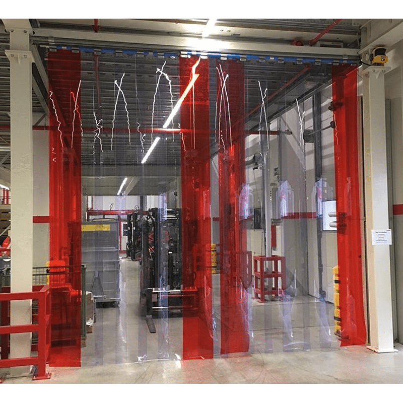 Streifenvorhänge, Höhe bis 3000 mm, Befestigungsart W