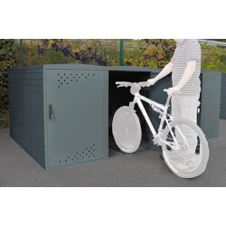 WSM Anbausatz Bike Box 1G oh. Seitenwand, RAL7016