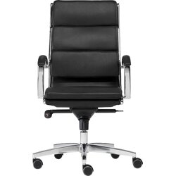 1000 Stühle Designer-Bürostuhl DREAM schwarz bis 130kg Bonded Leder