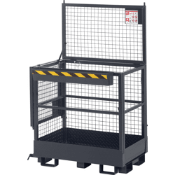 RR-Industrietechnik Arbeitskorb Typ RAK-Duo 1200x800x1950 mm Traglast 300 kg RAL