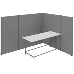 OTTOKIND Meeting Point B3630 x T3130 x H 2500 mmRAL 7037 RAL 7037