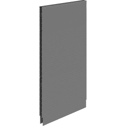 OTTOKIND Akustik-Wandelement B1250 x H 2960 mm RAL 7037 geschlossen
