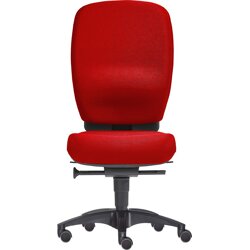1000 Stühle Bandscheibenstuhl OFFICE rot bis 120kg 100 % Polyester