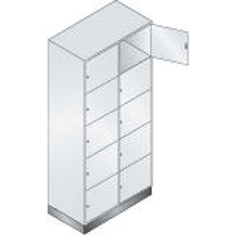 Ausgabeschrank mit Sockel