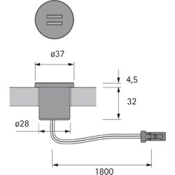 BST 93 D 3A: KFZ - USB-Ladebuchse, 8-34V, 5V - 3A, Einbau, mit Deckel bei  reichelt elektronik