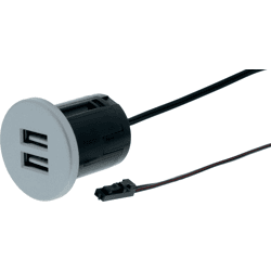USB Einbau-Doppelsteckdo.5V max. 2100mA