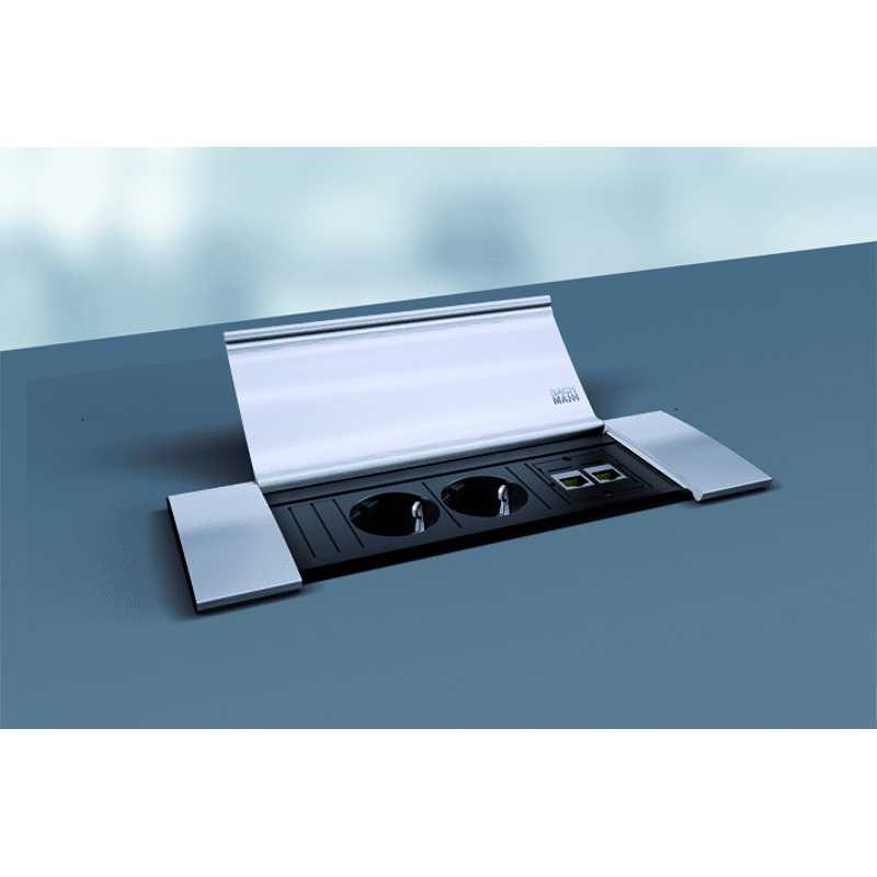 Einbaurahmen Power Frame Cover für Steckdoseneinheit