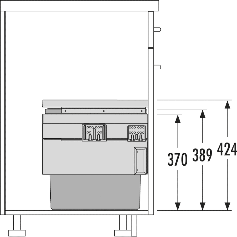 Abfalltrennsystem Cargo Synchro 600 54