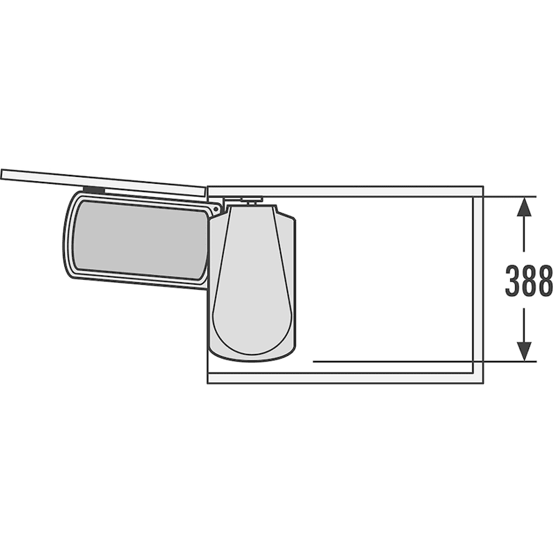 Abfallsammler 3418101 Öko-Flex Uno 18
