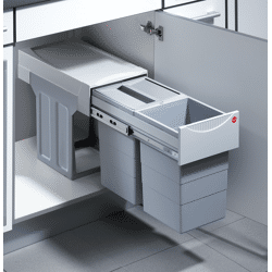 FORMAT Abfalltrennsystem Tandem 15/15 Grau