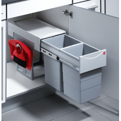FORMAT Abfalltrennsystem Tandem 15/15 Grau