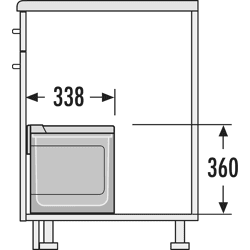 Abfalltrennsystem 3644821 RST-Plus 18/12