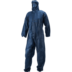 FORTIS Einweg-Schutzanzug aus Polypropylen blau