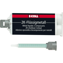E-COLL 2K-Flüssigmetall 50g Doppelkammerkartusche