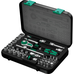 Steckschl.-Grt. 1/4  42tlg. ZYKLOP speed Wera
