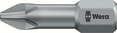 Bit 1/4" für Kreuzschlitz-Schrauben PH 25 mm zähhart Torsion