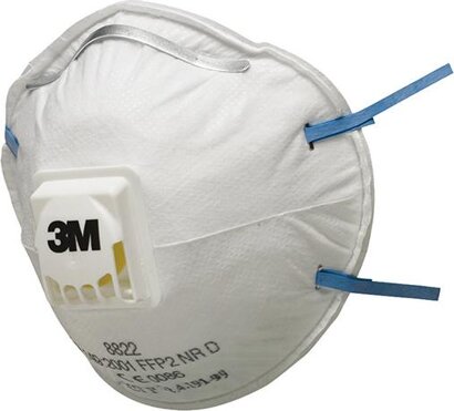 Feinstaubmaske 8822 FF P2 mit Ausatemventil